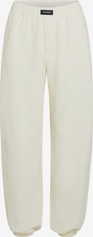 Loosefit Pantaloni de la Karl Lagerfeld pe alb: față