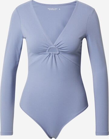 Body a maglietta di Abercrombie & Fitch in blu: frontale