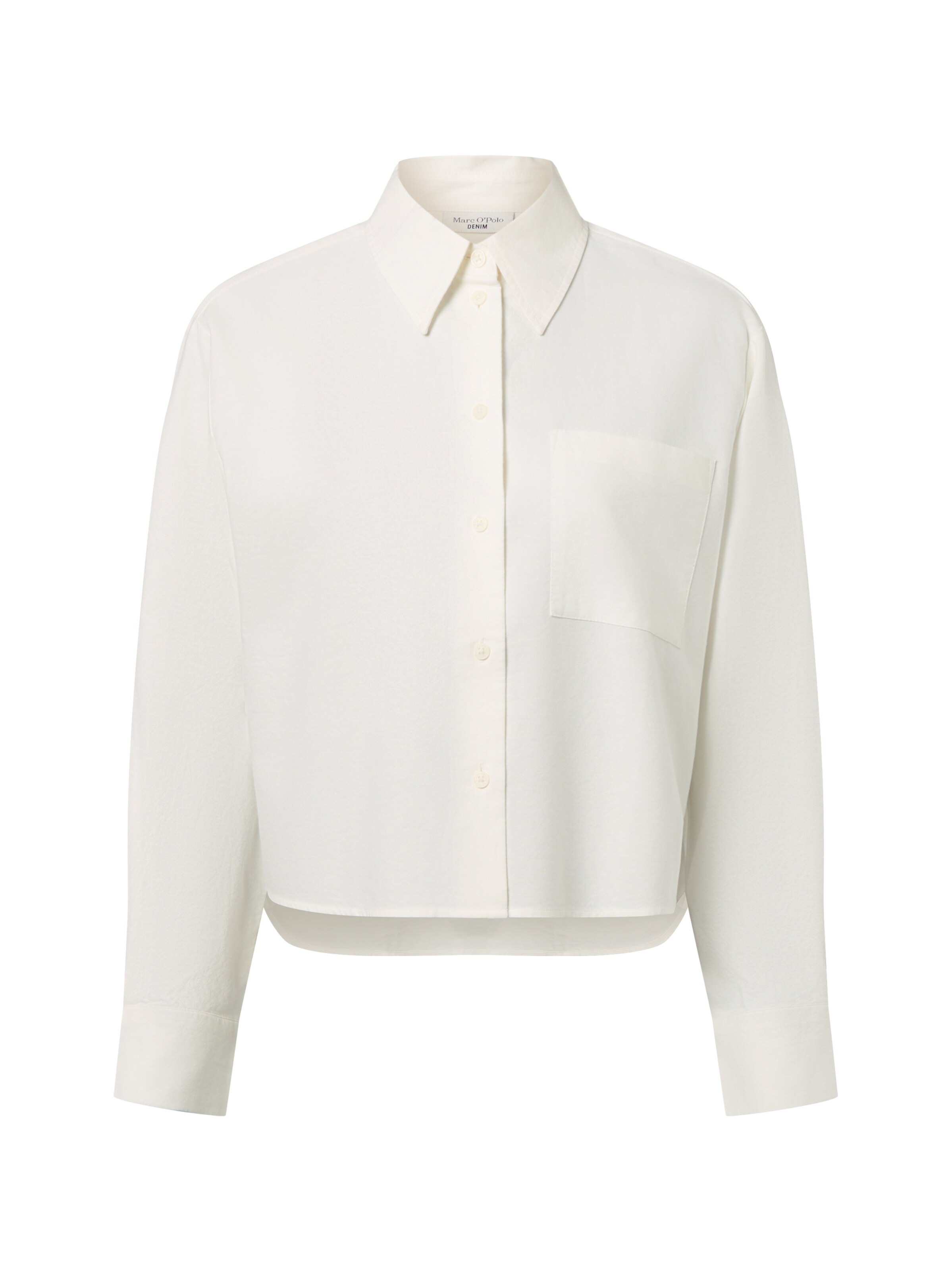 Marc O'Polo DENIM Blouse in Wit: voorkant