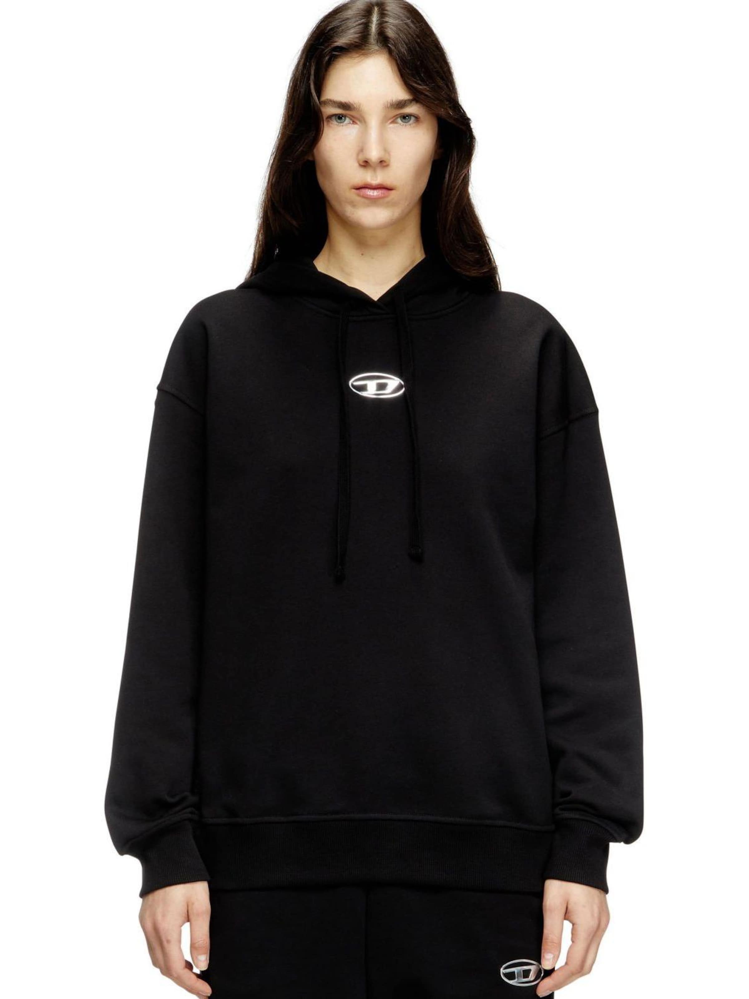 DIESEL Sweatshirt‌‌‌‌‌‌ in Schwarz: Vorderseite