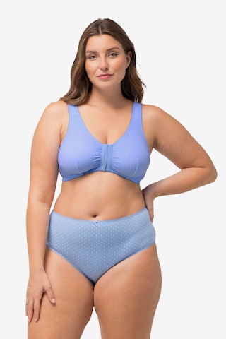 Bustier Soutien-gorge Ulla Popken en bleu : devant