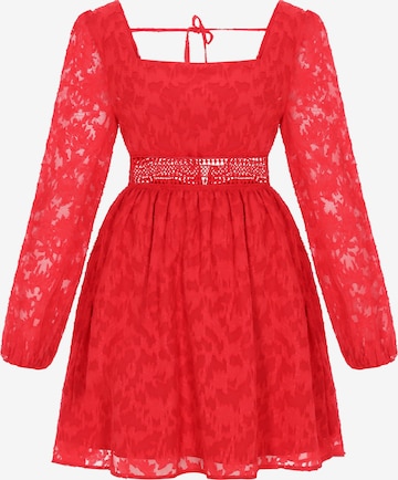 Robe 'Festive' faina en rouge : devant