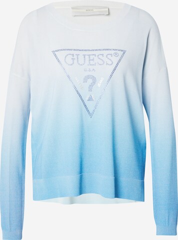 Pull-over 'IRENE' GUESS en bleu : devant