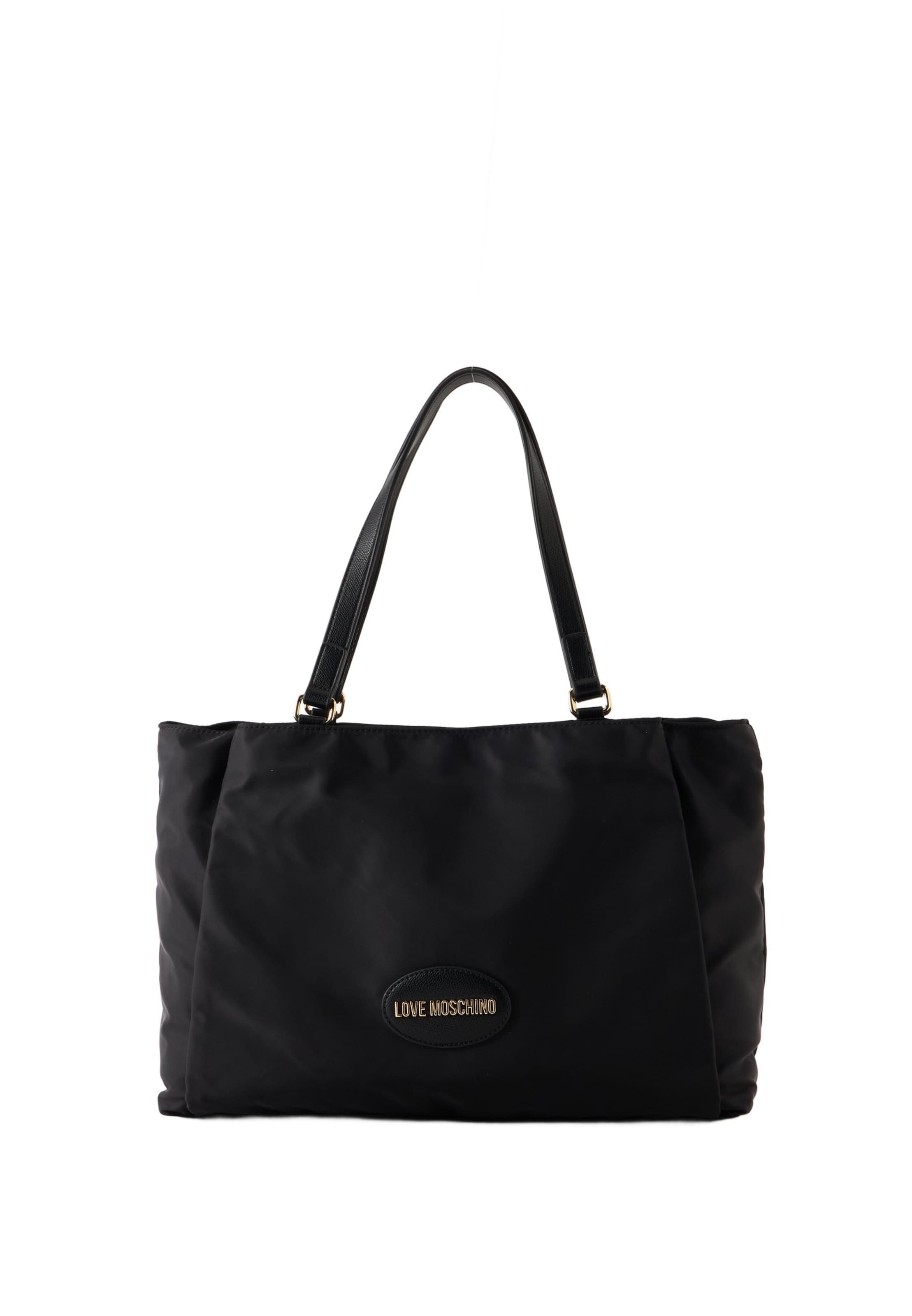 Love Moschino Μεγάλη τσάντα σε μαύρο: μπροστά