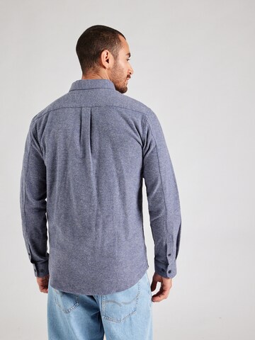 Regular fit Camicia 'Brushed' di Lindbergh in blu