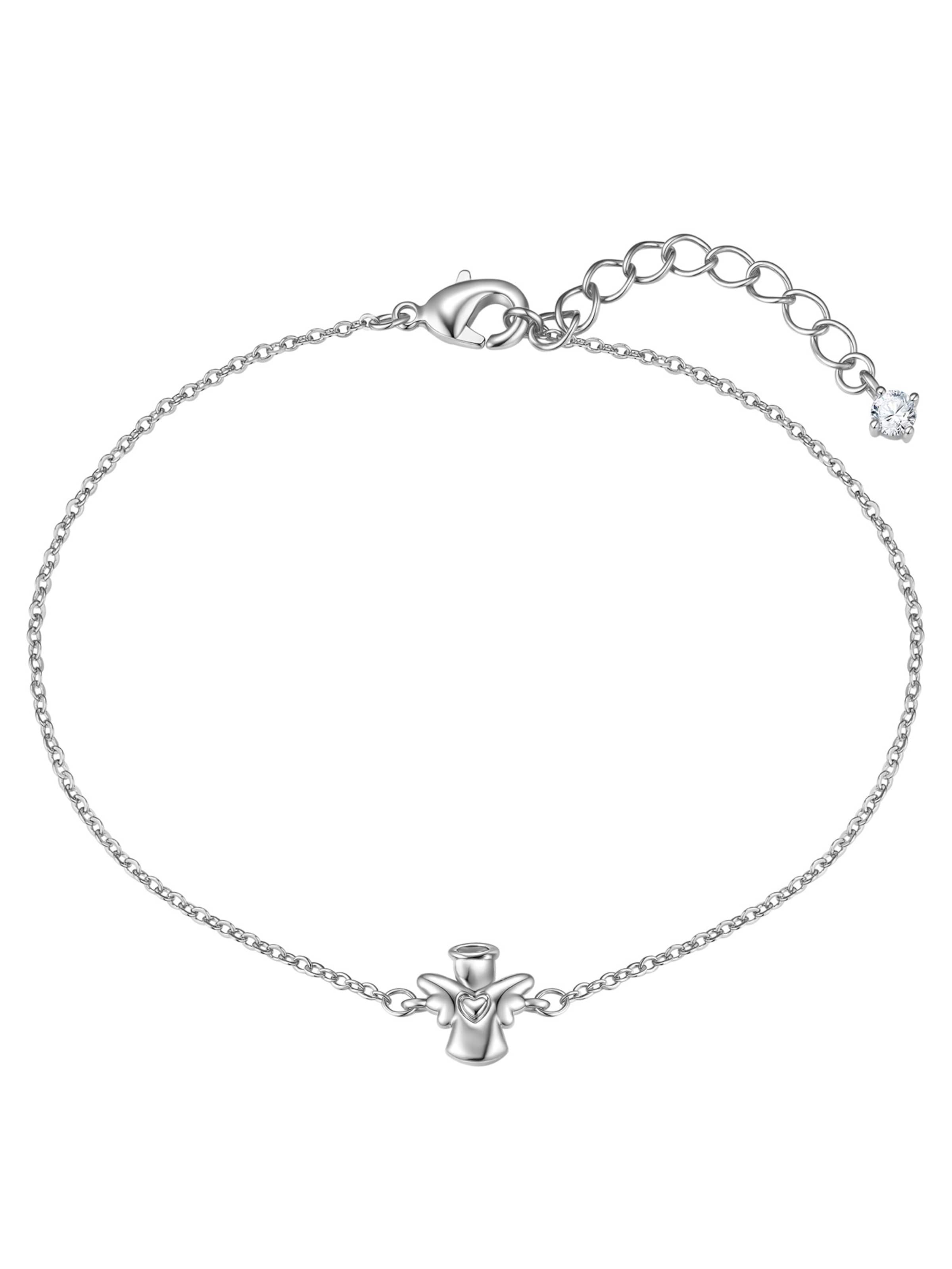 Lulu & Jane - Pulsera en plata: frente