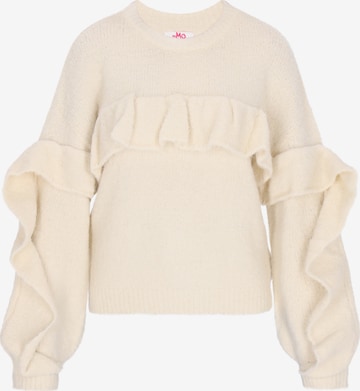 MYMO Pullover i overstørrelse i hvid: forside