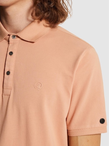 CAST IRON T-shirt 'Polo shirt in piqué with stretch' i orange