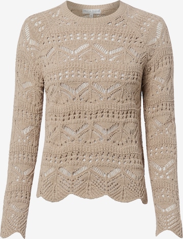 Pull-over Marie Lund en beige : devant