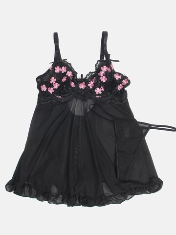 ORGANZA Lingerie Negligée 'Babydoll' in Schwarz