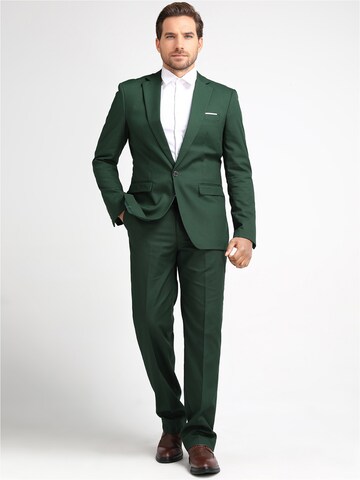 YOUTHUP Slim fit Suit 'Cado' in Green: front