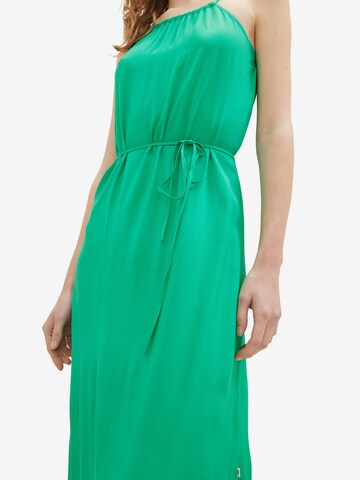 TOM TAILOR DENIM Letní šaty – zelená