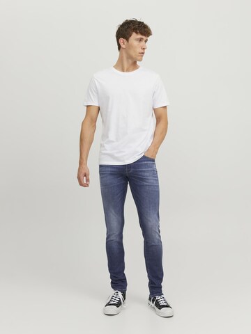 Coupe slim Jean 'Glenn' JACK & JONES en bleu