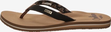 REEF T-Bar Sandals 'Cushion Sands' in Black