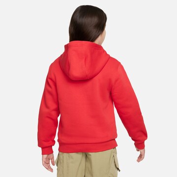 Nike Sportswear Sweatshirt 'Club Fleece' in Rood