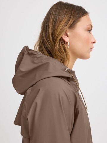 Manteau mi-saison 'Tazi' ICHI en marron