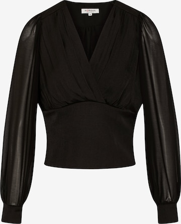 Morgan - Blusa 'OCANA' en negro: frente