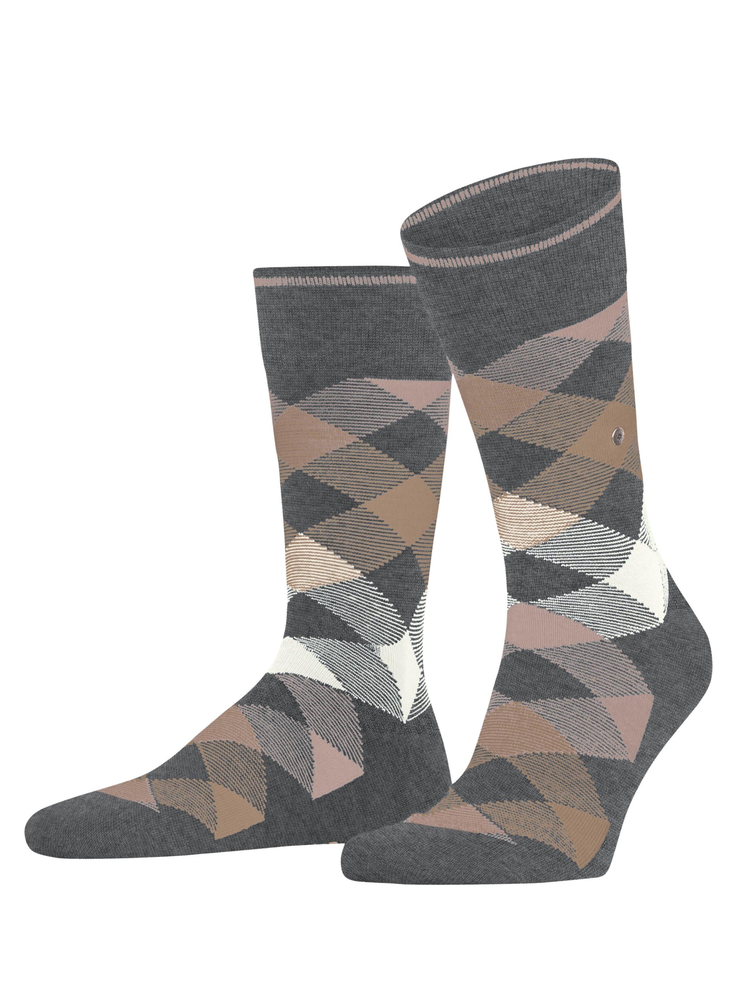 BURLINGTON Socks 'Newcastle' in Grey: front