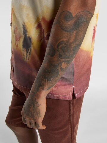 DICKIES Comfort fit Button Up Shirt 'Running Wild' in Mixed colors