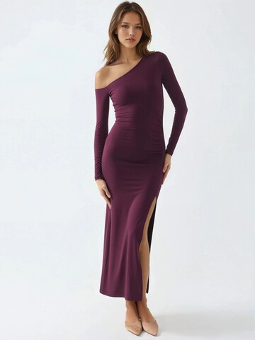Busem - Vestido em roxo: frente