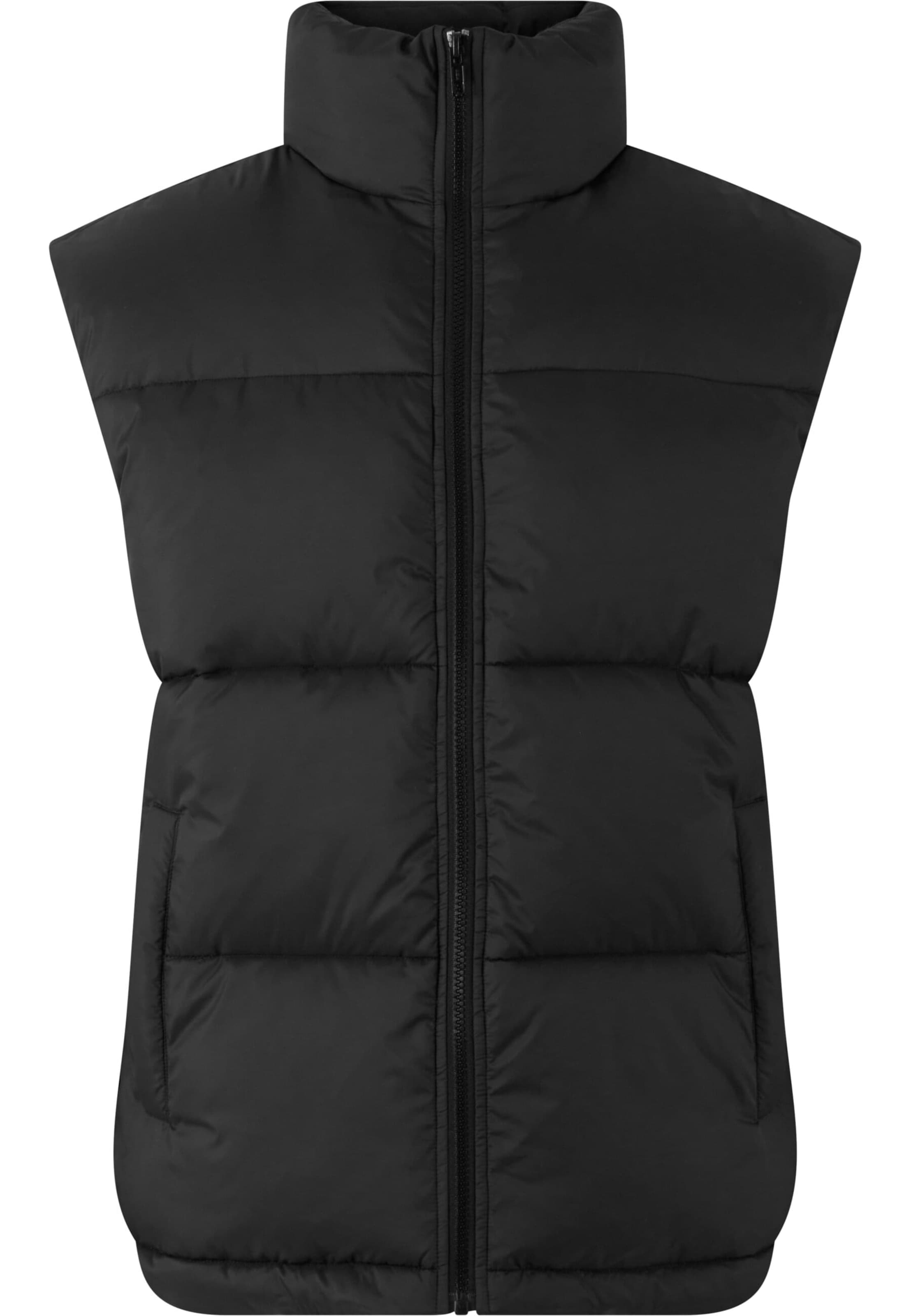 Vestă de la Urban Classics pe negru: față