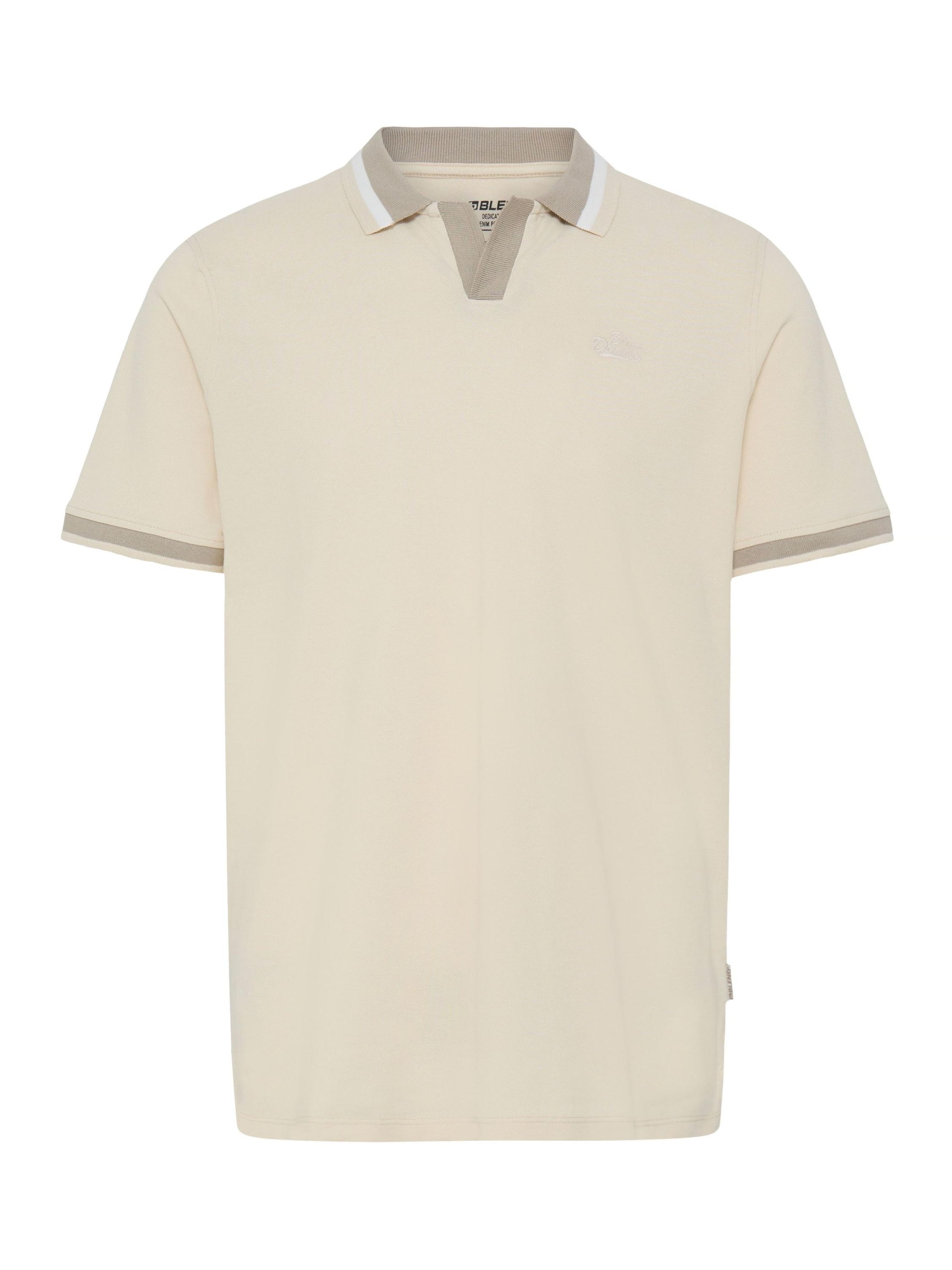 BLEND Shirt ' BHEvo ' in Beige: voorkant