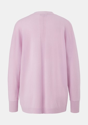 COMMA Knit cardigan in Pink: back
