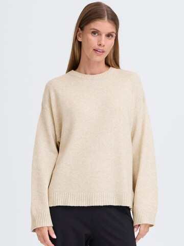 Oxmo Sweatshirt ' OXICOMOS ' in Beige