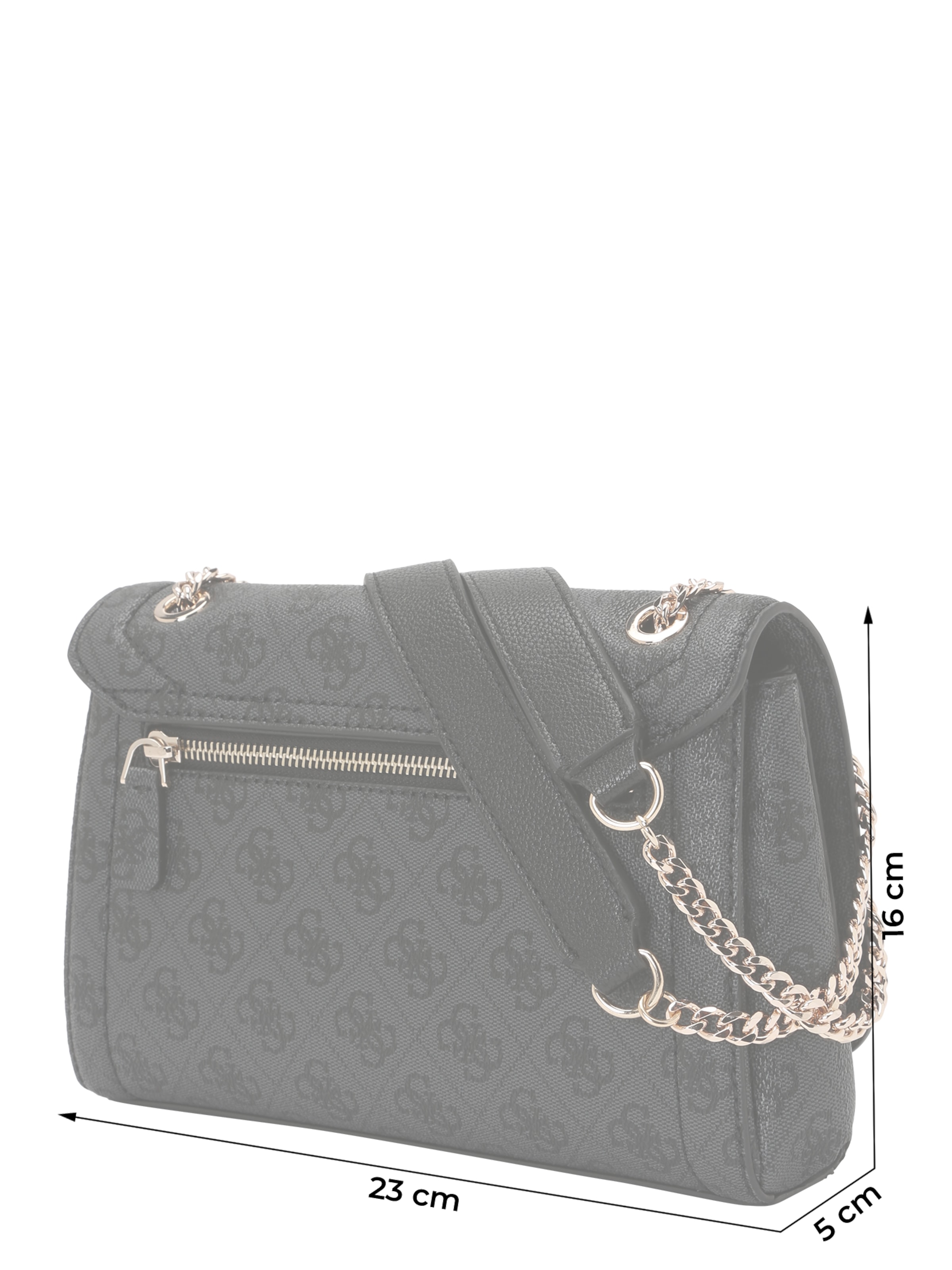 pelēks GUESS Pleca soma 'NOELLE II CNVRTBLE XBODY FLAP'