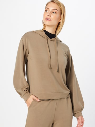 Sweat-shirt Cream en gris : devant