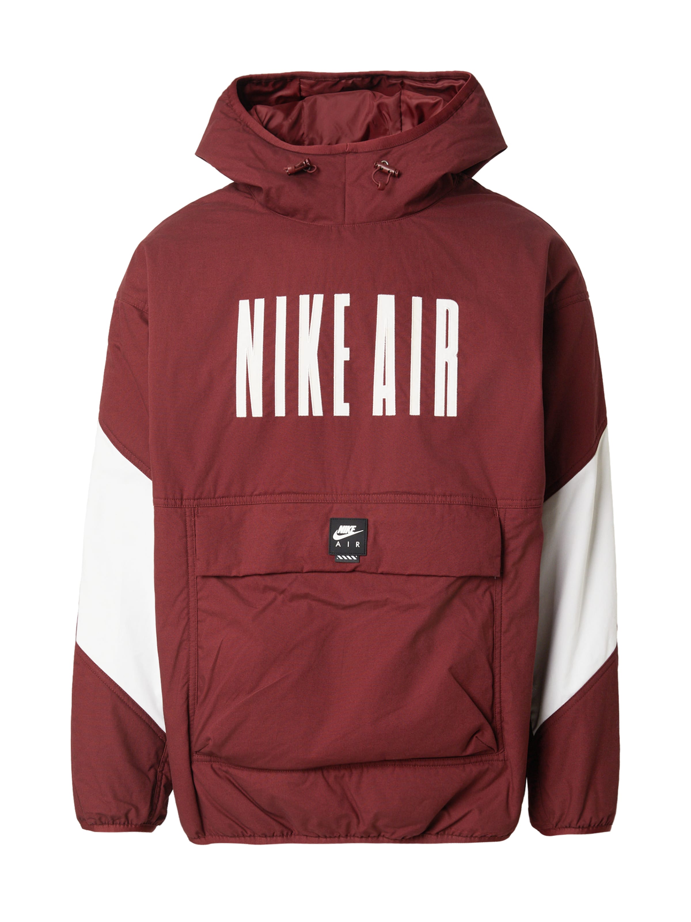 Nike Sportswear Демисезонная куртка 'AIR' в Темно-красный / Белый, Обзор товара