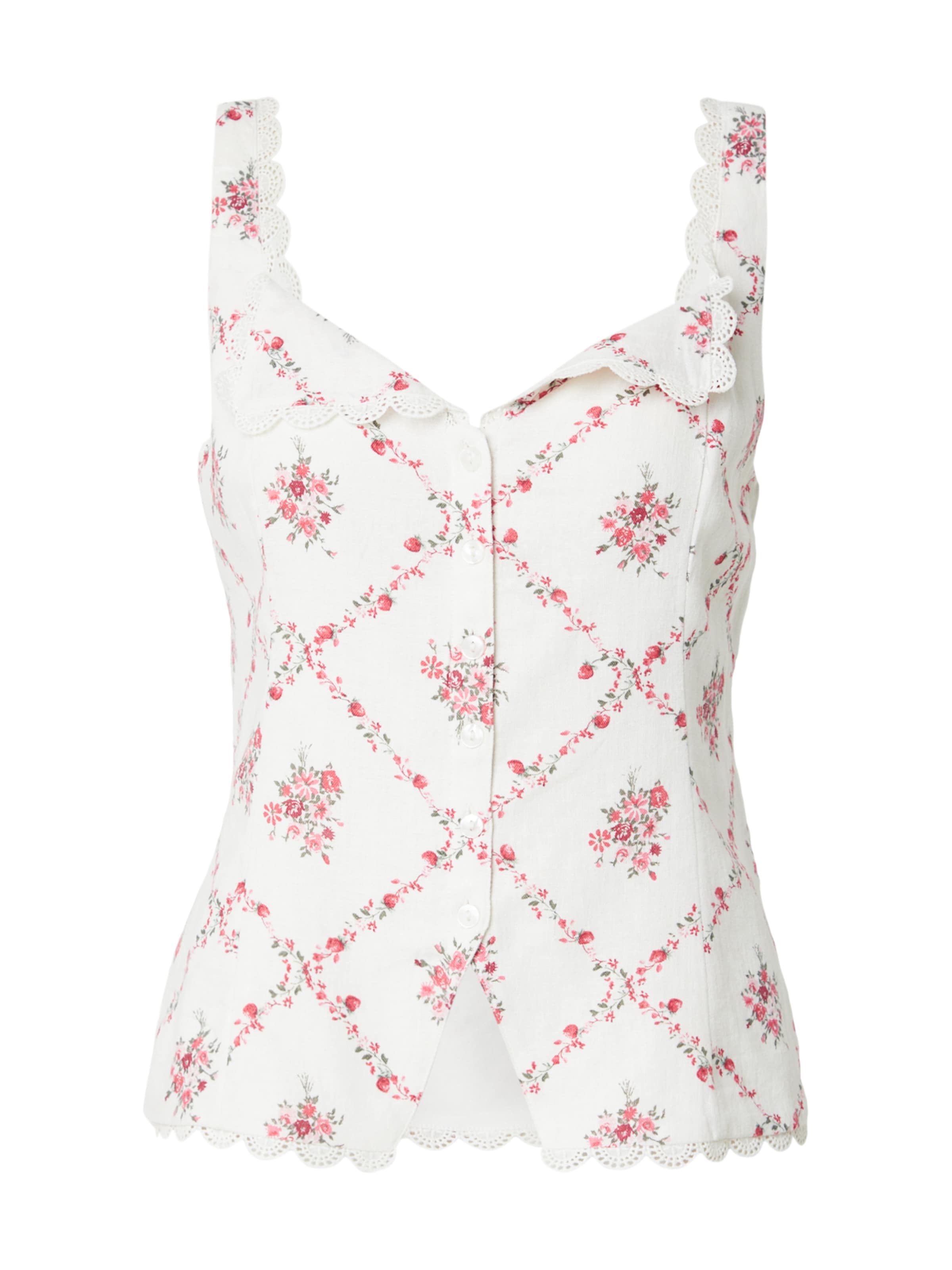 Camicia da donna di Abercrombie & Fitch in beige: frontale