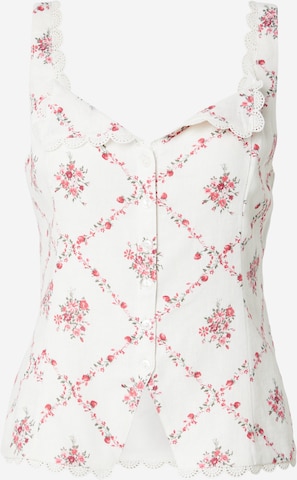 Camicia da donna di Abercrombie & Fitch in beige: frontale