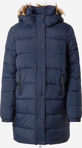 Superdry Зимняя куртка в Синий: спереди