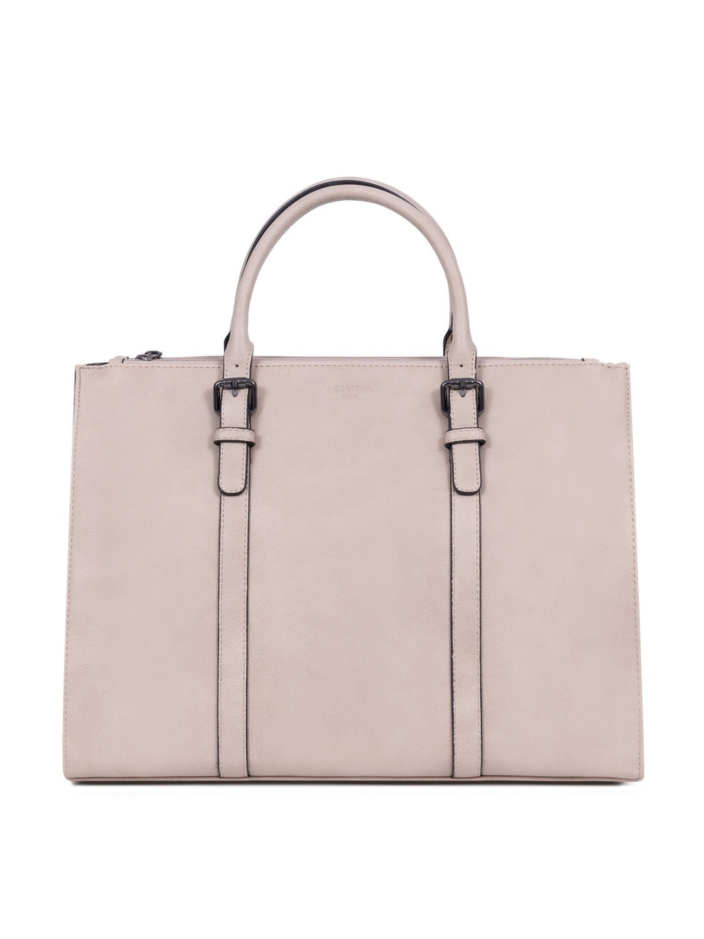 Borsa a mano 'Gracieuse' di Hexagona in grigio: frontale