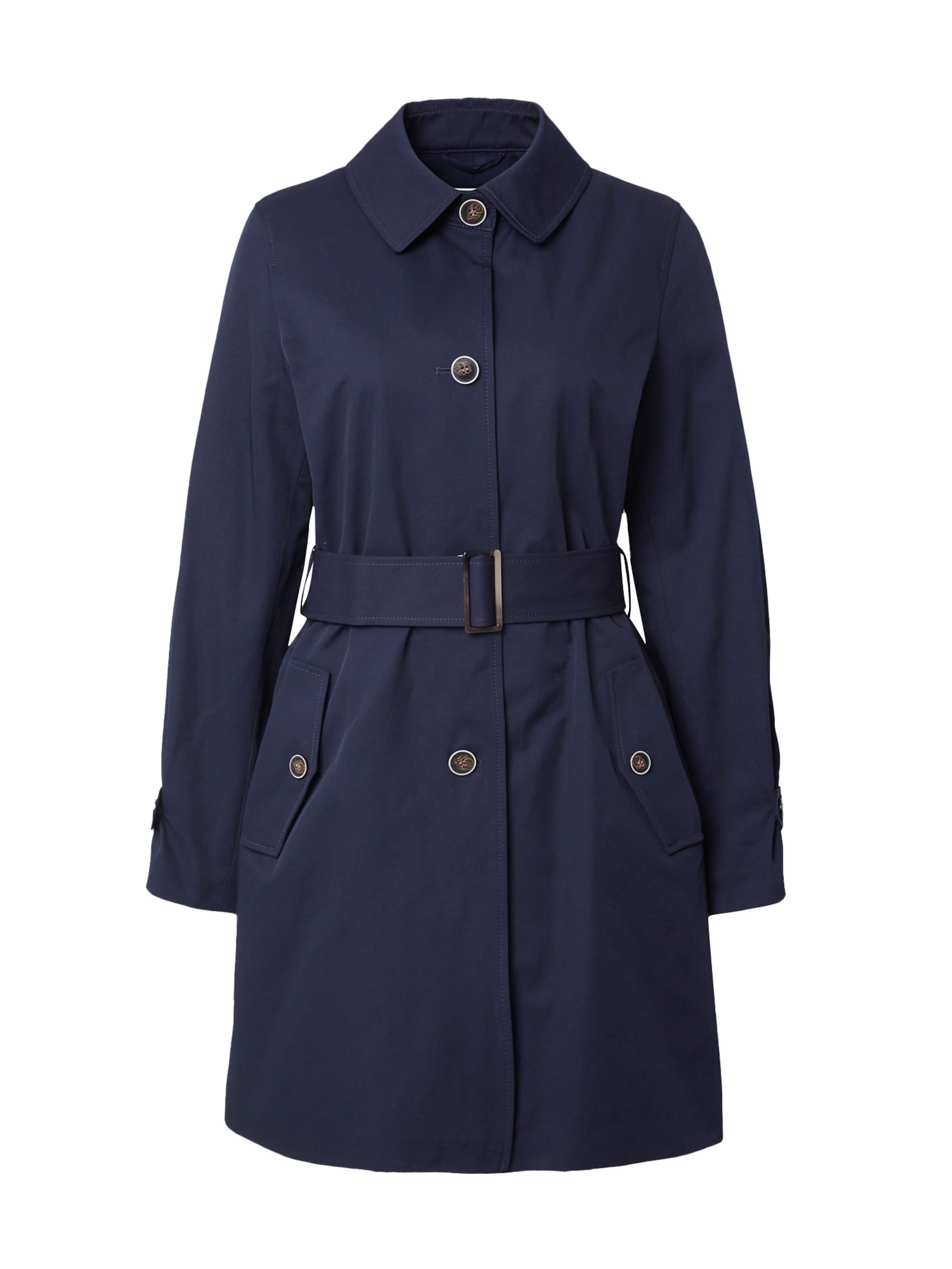 s.Oliver BLACK LABEL Tussenmantel in Blauw: voorkant