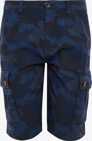 Threadbare Regular Cargo Pants 'Campania' in Blue: front