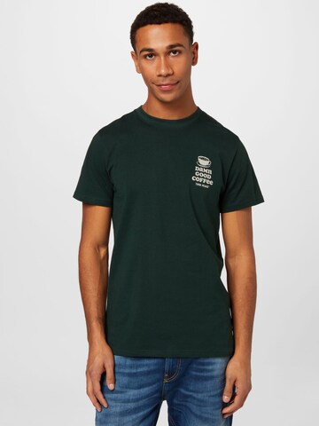 DEDICATED. Shirt 'Stockholm' in Groen: voorkant