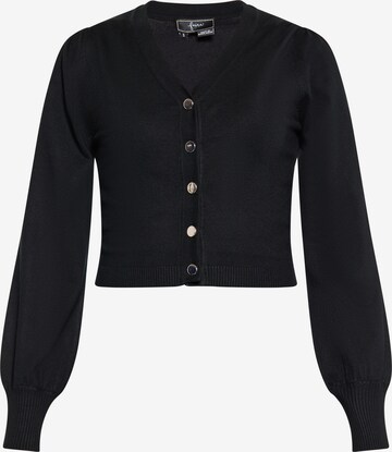 Cardigan faina en noir : devant