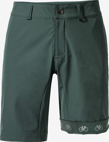 VAUDE Workout Pants in Green: front