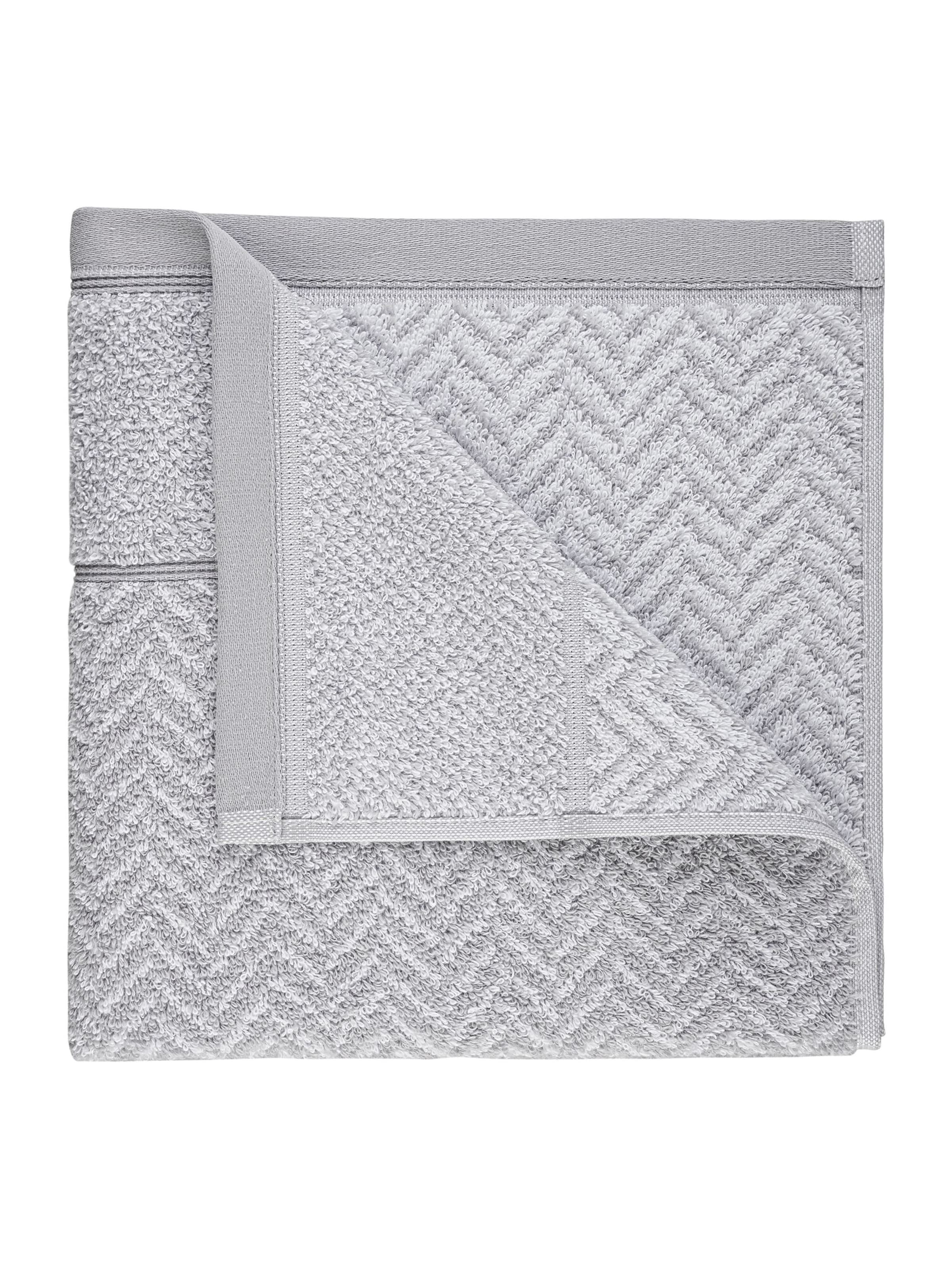 Herzbach home Handtuch Italian im 2er SET, Flächengewicht 500 gsm in Grau