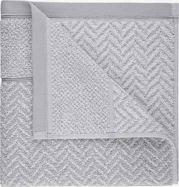 Herzbach home Duschtuch Italian, Flächengewicht 500 gsm in Grau: Vorderseite