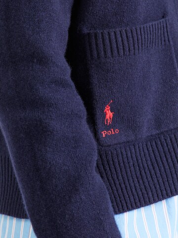 Geacă tricotată de la Polo Ralph Lauren pe albastru