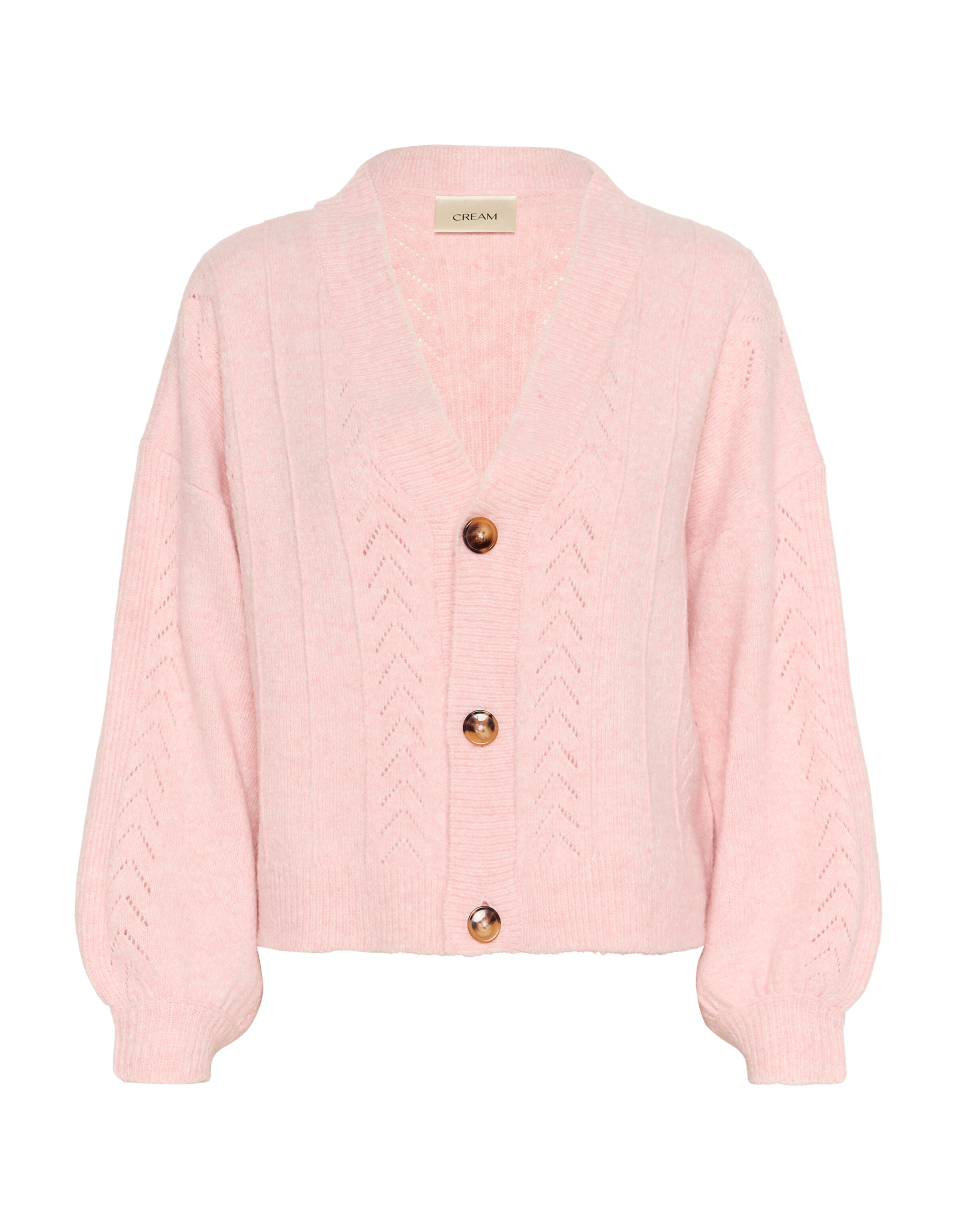 Cardigan 'Holiday' Cream en rose : devant