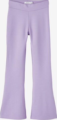 NAME IT Boot cut Pants 'DIRIKKA' in Purple: front