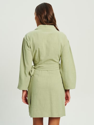 Robe-chemise 'FELIX' Calli en vert : derrière