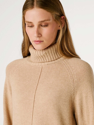 Pepe Jeans Gebreide jurk 'Carola' in Beige