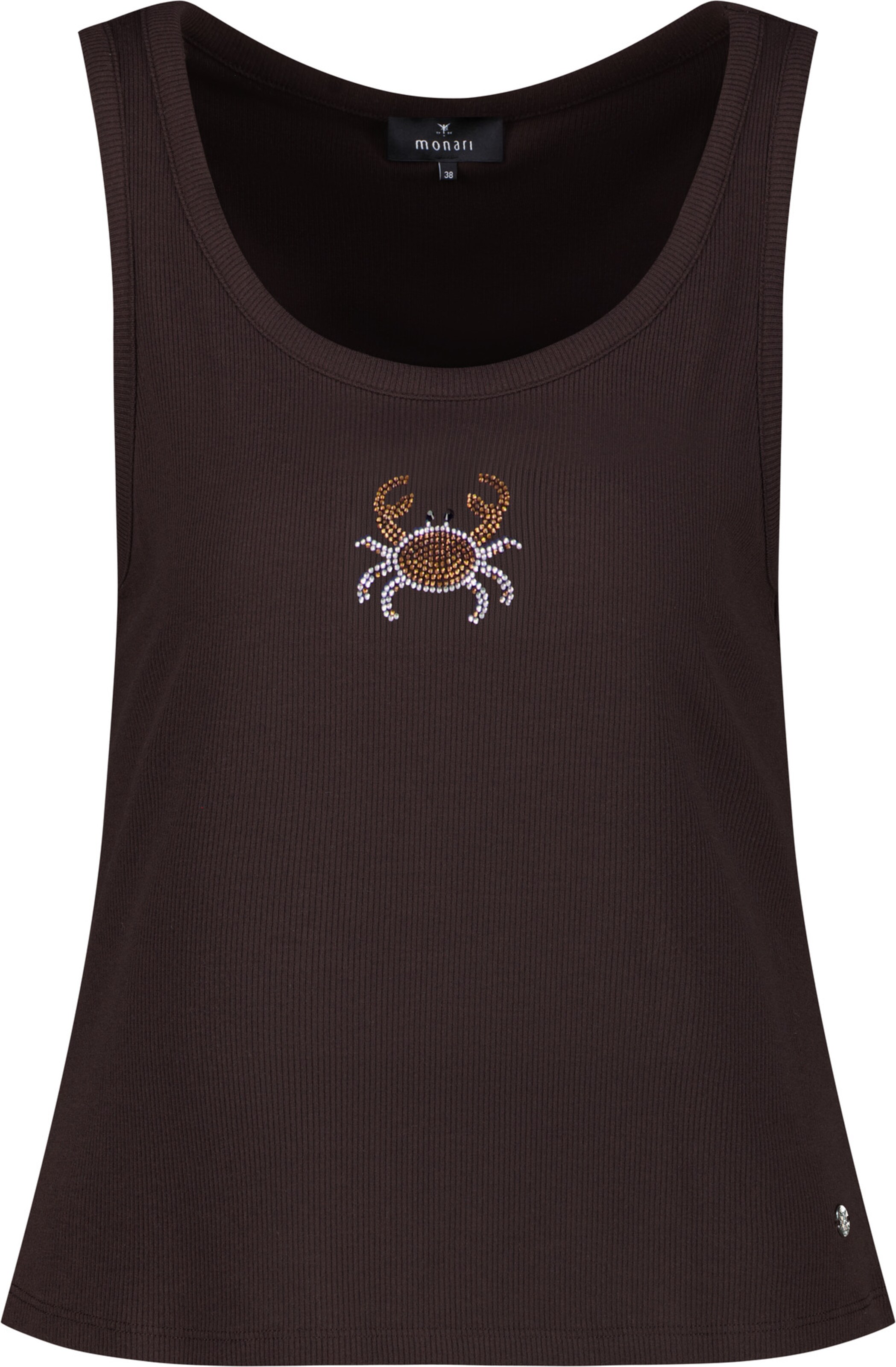 monari Top in Braun: Vorderseite