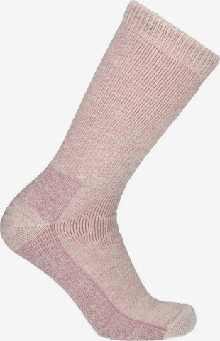 Merino Love Sokken 'The Alpine Sokken' in Roze: voorkant