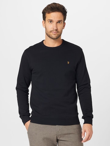 FARAH Sweatshirt 'Tim' in Zwart: voorkant